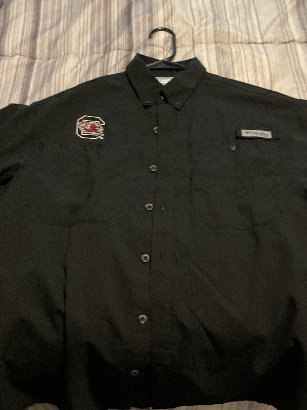 Men’s S South Carolina Gamecocks Columbia PFG Button-down Shirt